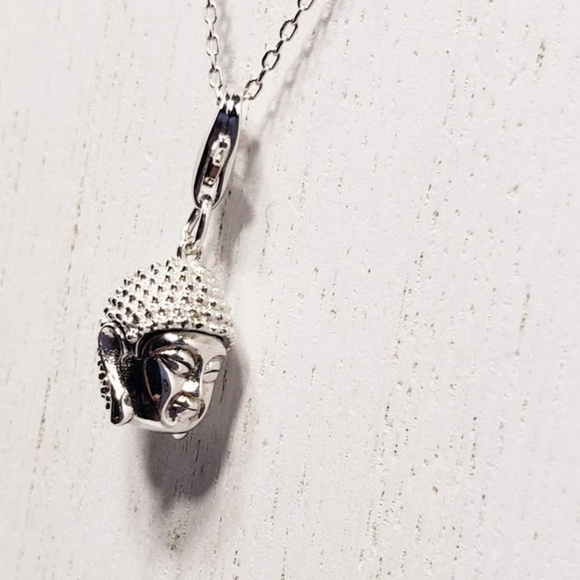 Isabella M Boston Sterling Buddha Necklace NEW - Picture 4 of 8